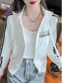 Autumn new Korean style casual plaid  baseball uniform jacket 