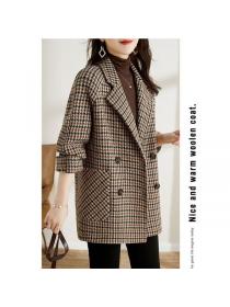 Winter new fashion woollen cloth coat for women