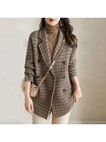 Winter new fashion woollen cloth coat for women