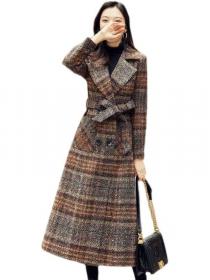 Winter new Korean style Long coat Woolen cloth coat for women