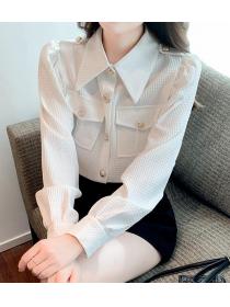 Korean Style Doll Collars Fashion Nobel Blouse 