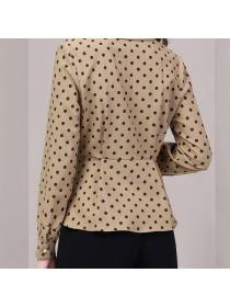 New style printed blouse for autumn/winter