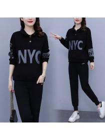 Spring new women's casual fashion sports suit
