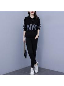 Spring new women's casual fashion sports suit