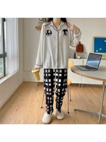 New arrival long sleeve T-shirt pajamas female thin trousers students wear Home Nightclothes
