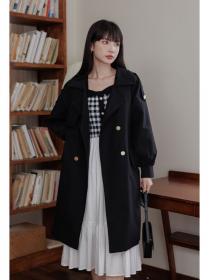 New style high-end British style Long coat