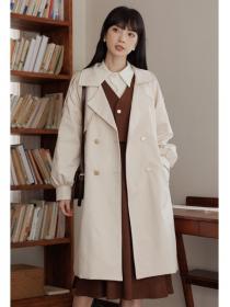 New style high-end British style Long coat
