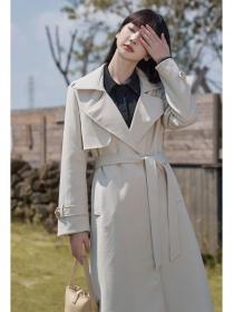 Korean style popular long High quality Long coat 
