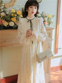 Vintage style Lace Maxi dress for women