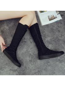 New style casual shoes canvas shoes flat Boots