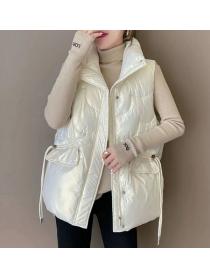 New style Korean fashion Loose down Waistcoat warm coat