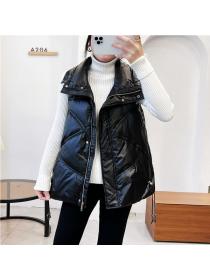 New style Winter fashion Solid color Ducks’s downThin Waistcoat