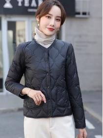 New style Winter fashion Solid color Ducks’s downThin jacket