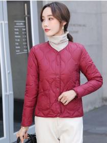 New style Winter fashion Solid color Ducks’s downThin jacket