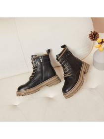 New style thick sole Chelsea ankle boots for ladies