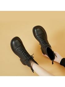 Hot sale fashion Casual Lace up Martin boots