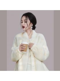 Korean style Autumn and winter sweater coats