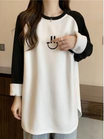 Korean style Fashion Loose Long-sleeved Sweatshirt