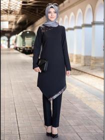 Muslim women's suit two-piece banquet dress Arab dress Middle East dress