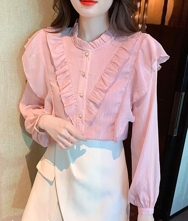 On Sale Lace Hollow Out Fashion Nobel Blouse