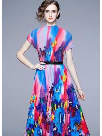 European Style Printed Fashion Suits two-piece set