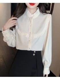 New Style Pure Color Nobel Fashion Blouse 