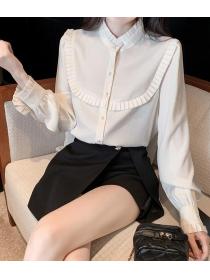 New Style Pure Color Nobel Fashion Blouse 
