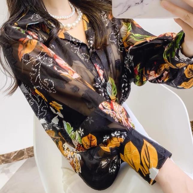 On Sale Floral Loose Blouse
