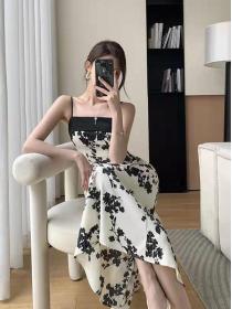 Korean style Summer Floral Elegant dress for women