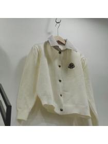 Fashion style cardigan sweet embroidered coat