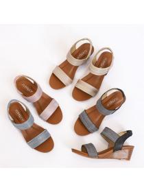 New summer wedge heels fashion women's shoes
