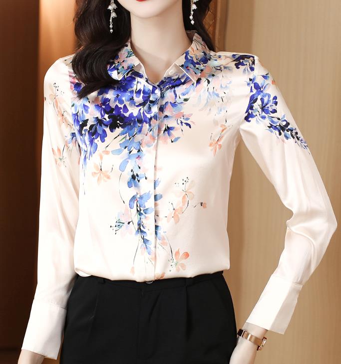 For Sale Flower Fashion  Style Loose Blouse