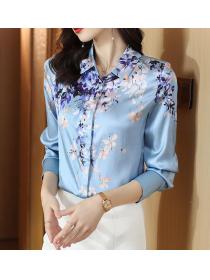 For Sale Flower Fashion  Style Loose Blouse 