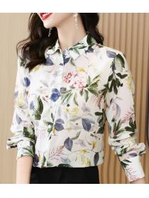 On Sale Floral Fashion Style Loose Blouse 