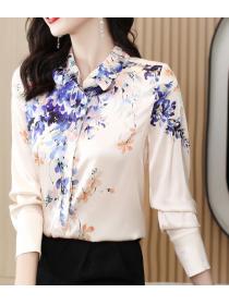 For Sale Flower Fashion  Style Loose Blouse 