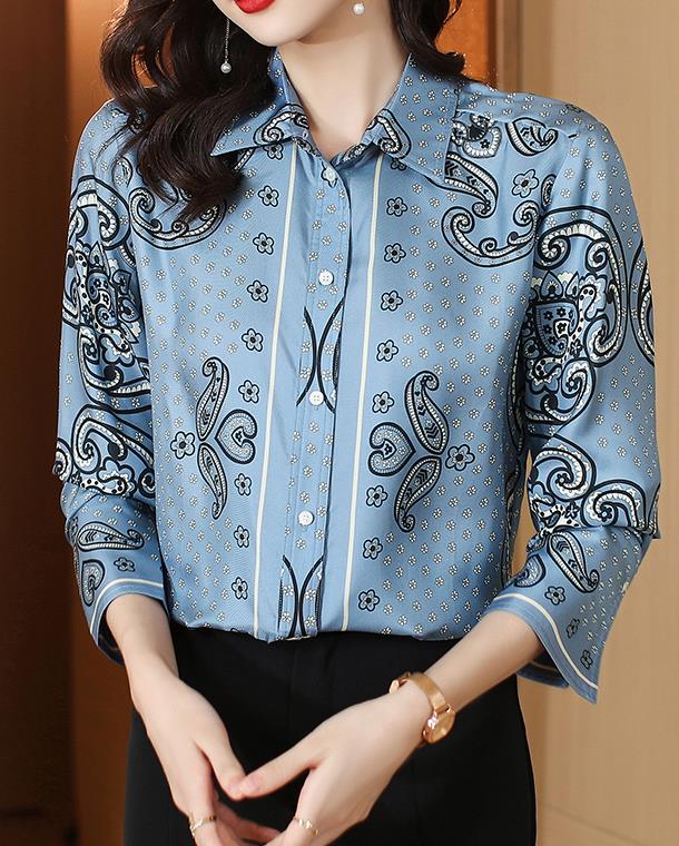 On Sale Floral Fashion  Style Loose Blouse