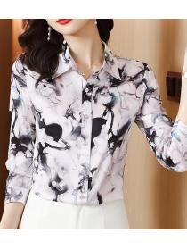 On Sale Flower Printing Fashion Blouse 