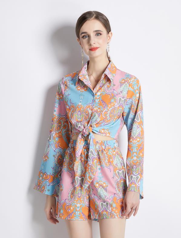 European Style Printing Fashion Style Suits