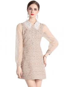 Hot sale Elegant Long-sleeved dress