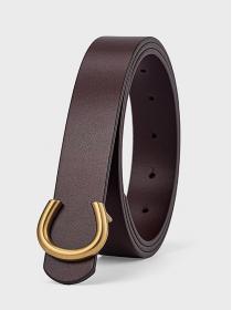 Fashion First layer cowhide belt for women