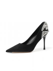 Korean style OL Fashion Rhine-diamond high heels