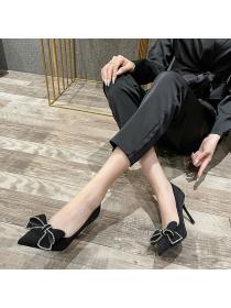 Korean style Fashion Bowknot High heels
