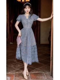 On Sale Lace Hollow Out Fashion Style Dress 