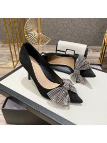 Korean style Bowknot Pointed OL Ladies shoes 