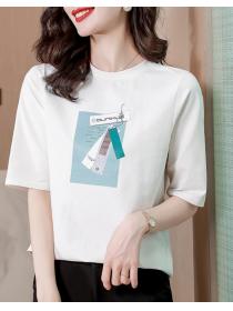 Korean style Printed Fashion T-shirt