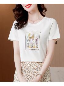 Korean style Printed Fashion T-shirt