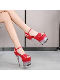 Fashion style Summer Outer wear Fashion High-heeled Sandal