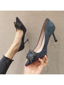 Simple style Suede Fashion High heels