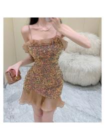 Korean style Sexy Sexxy Lace Party dress Sling dress 