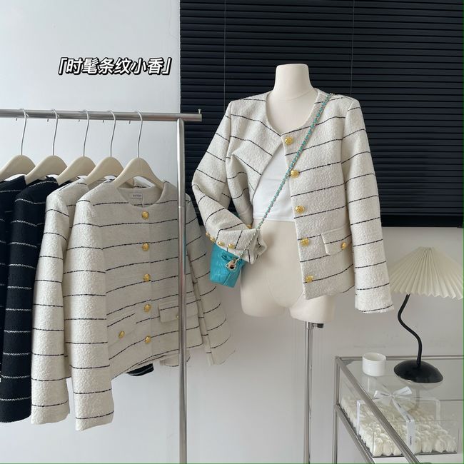 New style striped Fashion jacket for women